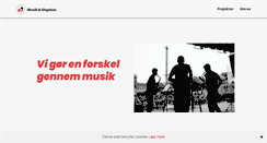 Desktop Screenshot of musik-ungdom.dk